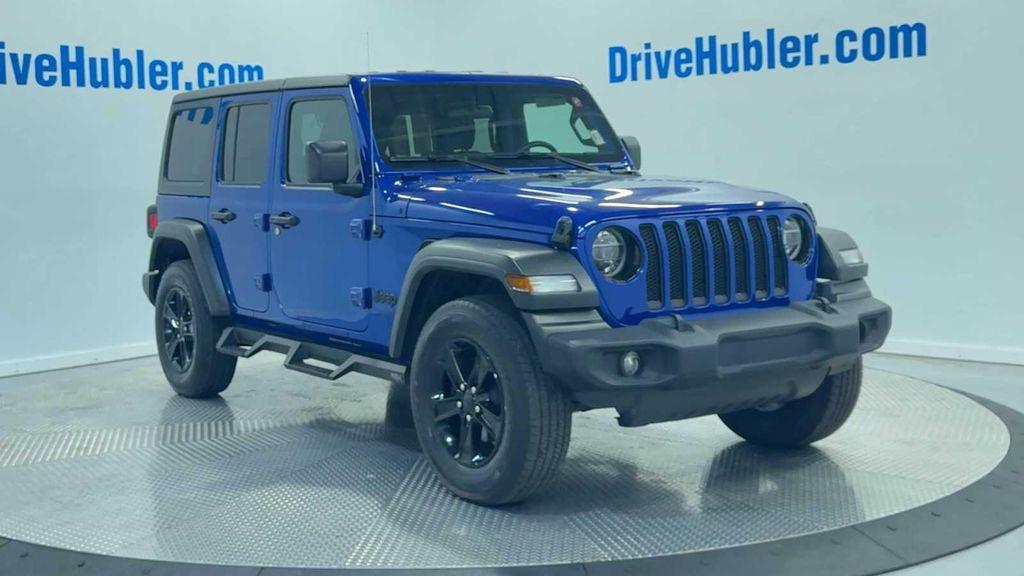 used 2020 Jeep Wrangler Unlimited car, priced at $28,675