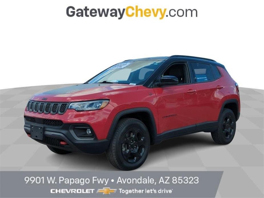 used 2023 Jeep Compass car, priced at $23,495