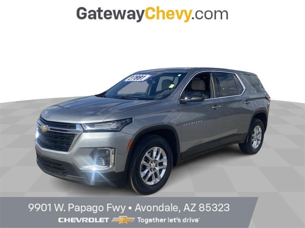 used 2023 Chevrolet Traverse car, priced at $27,382