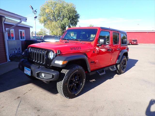 used 2020 Jeep Wrangler Unlimited car, priced at $24,841