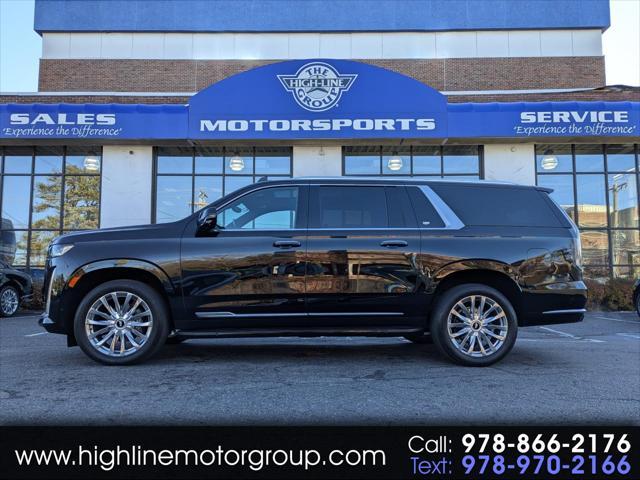 used 2021 Cadillac Escalade ESV car, priced at $67,998