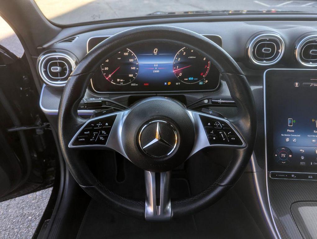 used 2022 Mercedes-Benz C-Class car, priced at $31,998