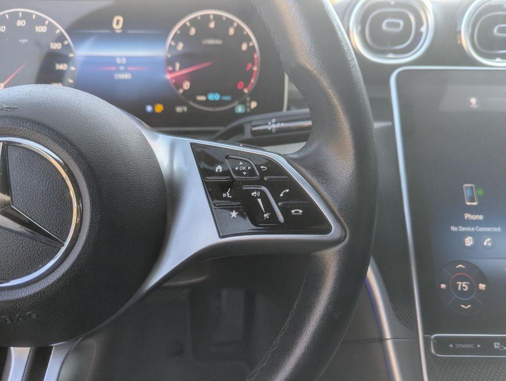 used 2022 Mercedes-Benz C-Class car, priced at $31,998