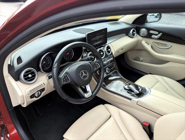 used 2017 Mercedes-Benz C-Class car, priced at $17,498