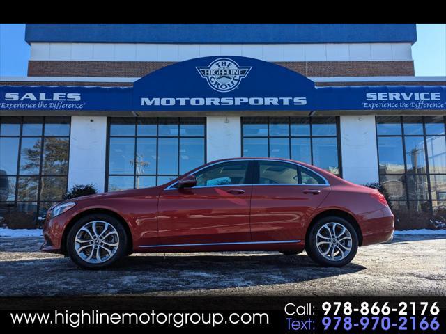 used 2017 Mercedes-Benz C-Class car, priced at $17,698