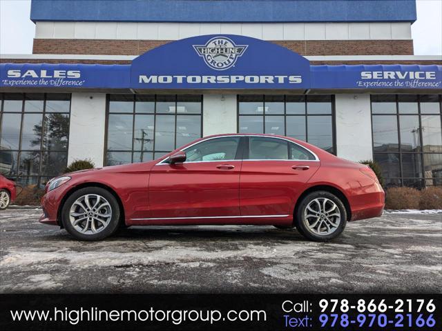 used 2017 Mercedes-Benz C-Class car, priced at $17,698