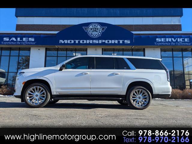 used 2023 Cadillac Escalade ESV car, priced at $76,998