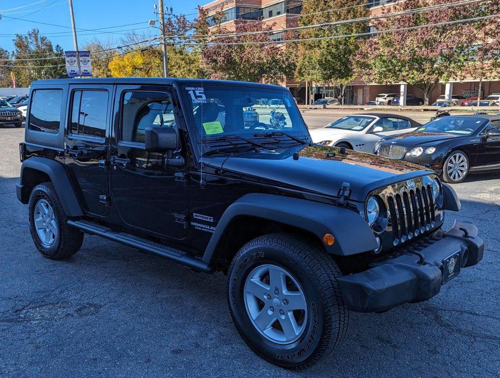 used 2015 Jeep Wrangler Unlimited car, priced at $16,998