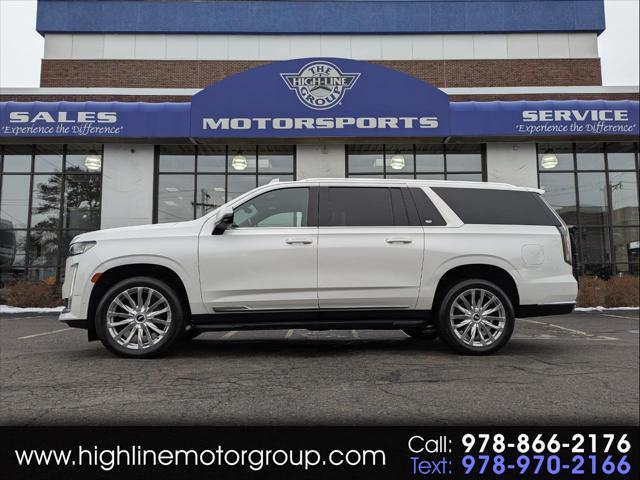 used 2021 Cadillac Escalade ESV car, priced at $67,998