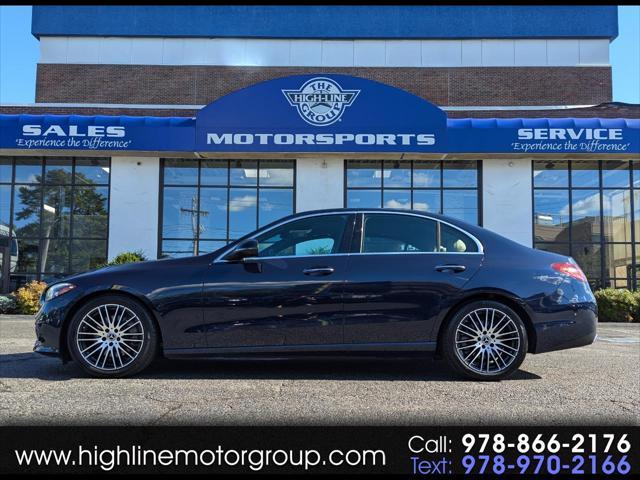 used 2022 Mercedes-Benz C-Class car, priced at $33,998