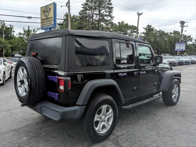 used 2022 Jeep Wrangler Unlimited car, priced at $30,498