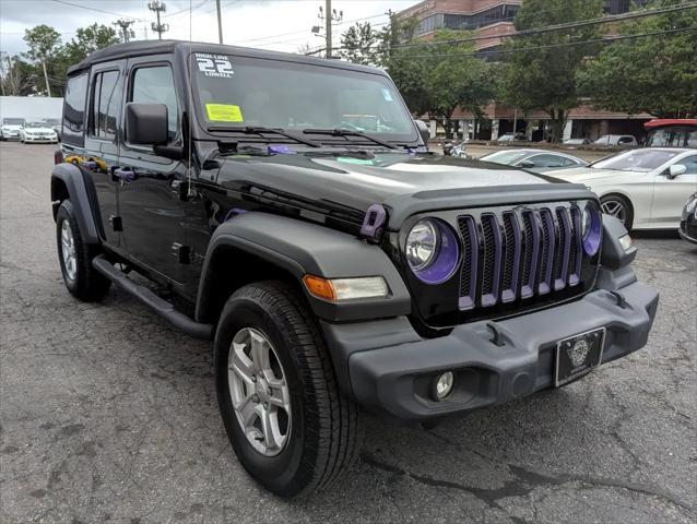 used 2022 Jeep Wrangler Unlimited car, priced at $30,498