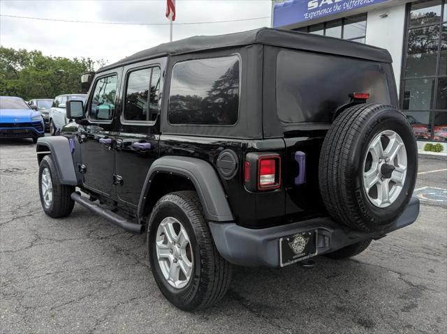 used 2022 Jeep Wrangler Unlimited car, priced at $30,498