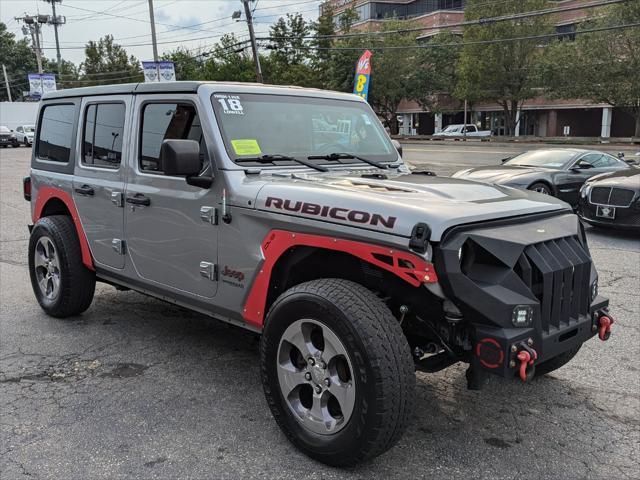 used 2018 Jeep Wrangler Unlimited car, priced at $32,798