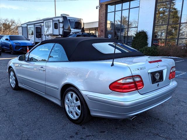 used 2002 Mercedes-Benz CLK-Class car, priced at $14,998