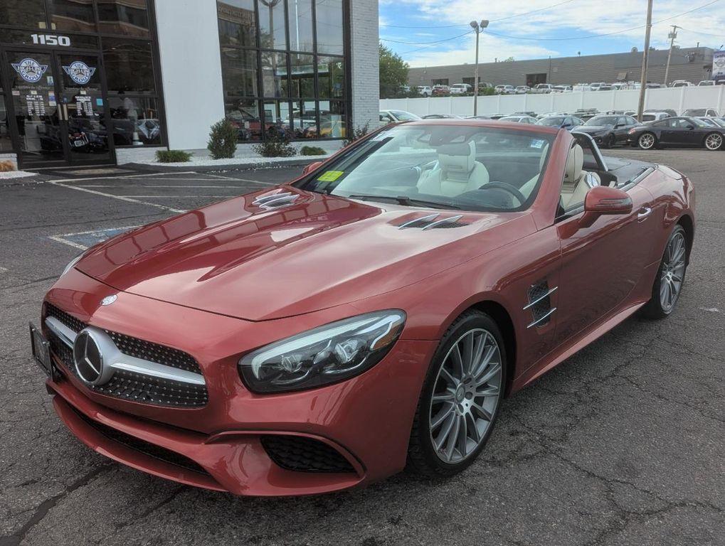used 2017 Mercedes-Benz SL 550 car, priced at $44,998