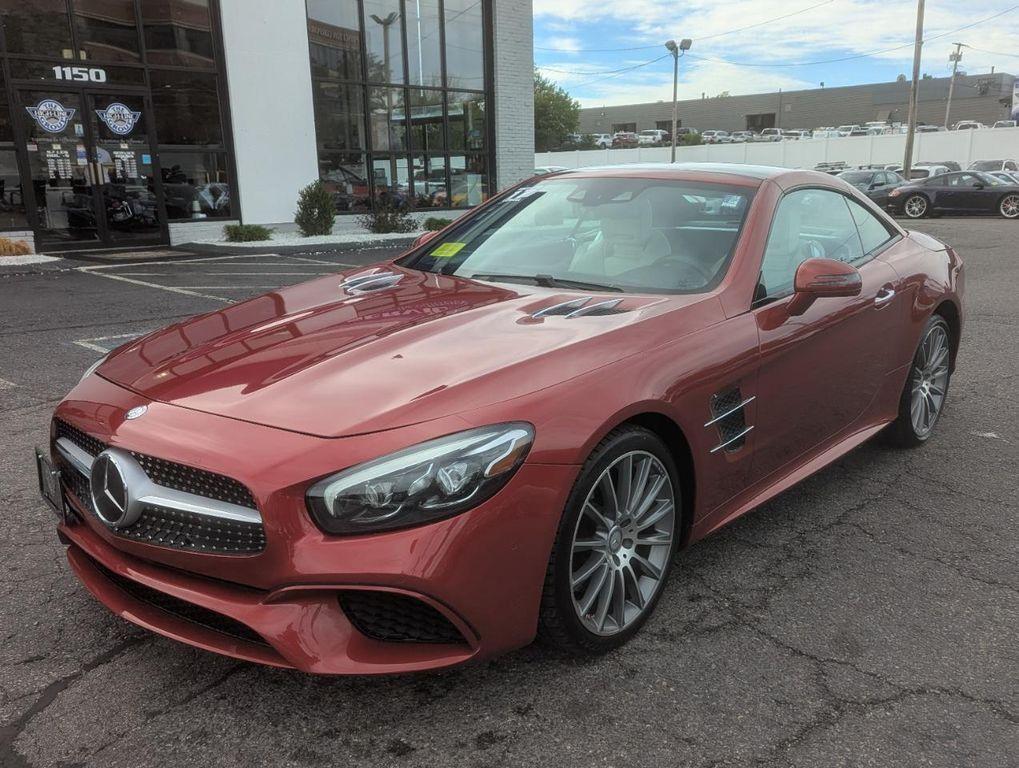 used 2017 Mercedes-Benz SL 550 car, priced at $44,998
