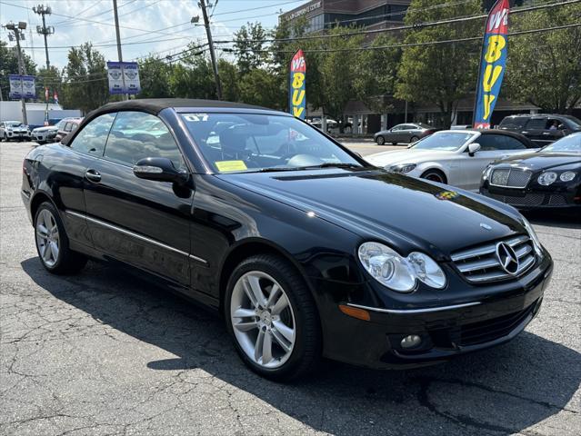 used 2007 Mercedes-Benz CLK-Class car, priced at $14,998