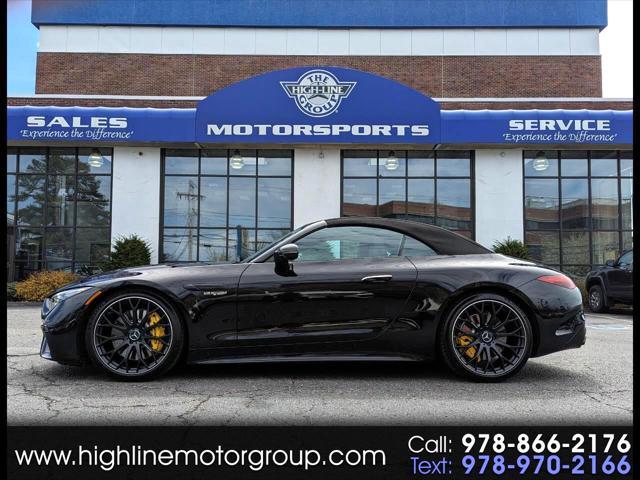 used 2022 Mercedes-Benz AMG SL 55 car, priced at $121,398
