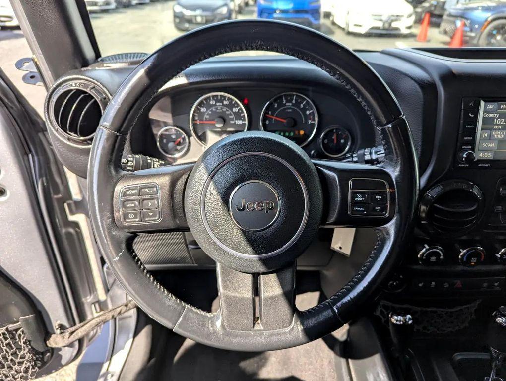 used 2017 Jeep Wrangler Unlimited car, priced at $22,598