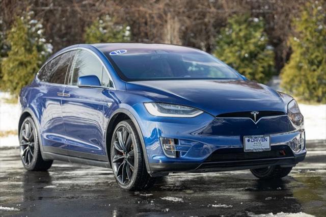 used 2017 Tesla Model X car, priced at $34,980