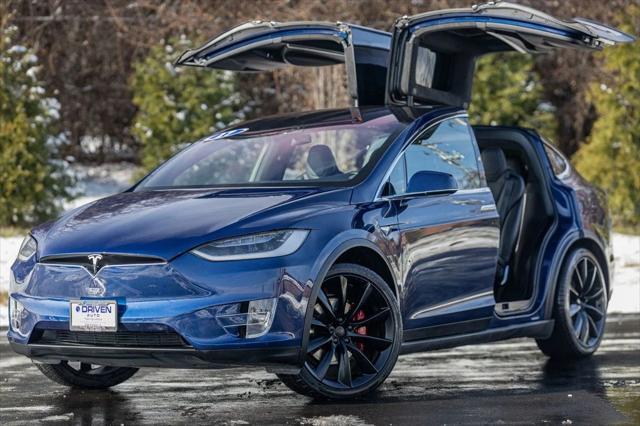 used 2017 Tesla Model X car, priced at $34,980