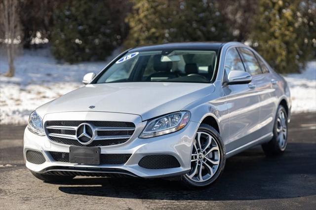 used 2018 Mercedes-Benz C-Class car, priced at $17,980