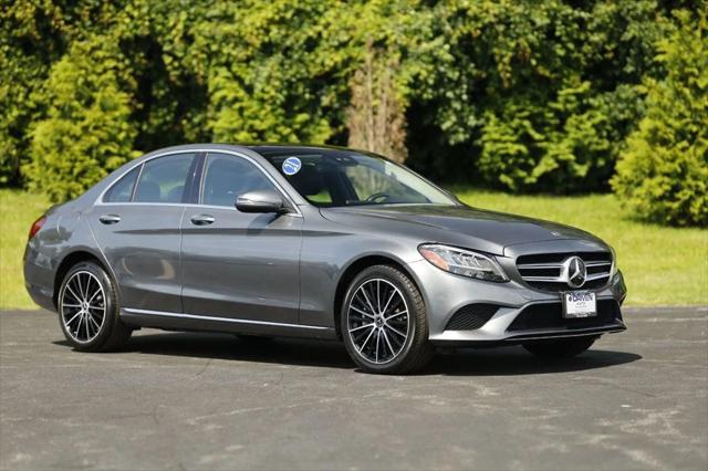 used 2021 Mercedes-Benz C-Class car, priced at $25,980