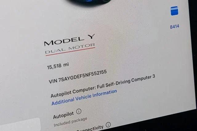 used 2022 Tesla Model Y car, priced at $32,980