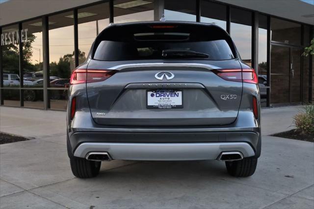 used 2022 INFINITI QX50 car, priced at $39,980