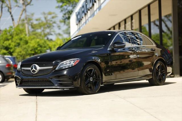 used 2021 Mercedes-Benz C-Class car, priced at $19,980