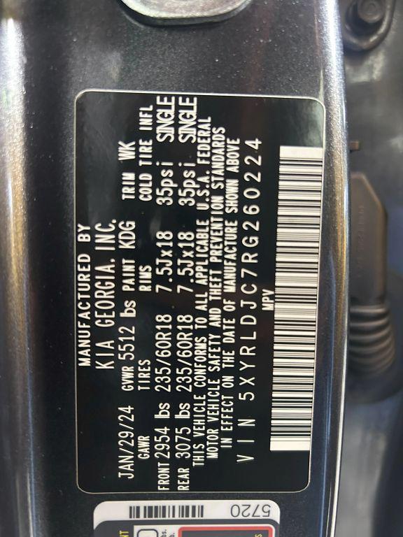 used 2024 Kia Sorento car, priced at $31,977