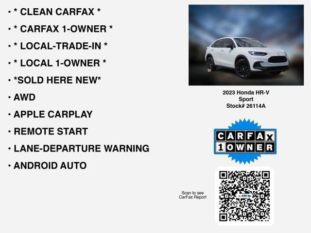used 2023 Honda HR-V car, priced at $24,729