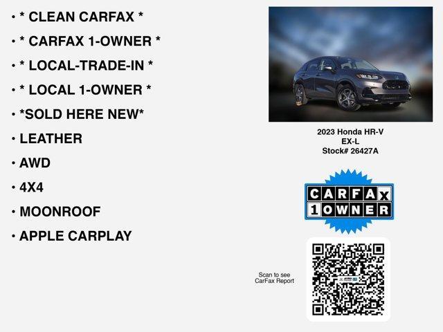 used 2023 Honda HR-V car, priced at $27,827