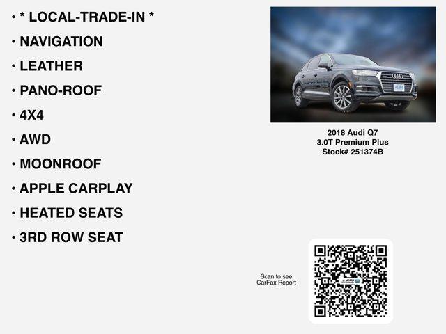 used 2018 Audi Q7 car, priced at $16,190
