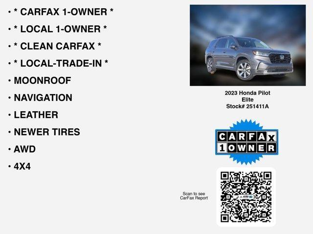 used 2023 Honda Pilot car, priced at $36,535