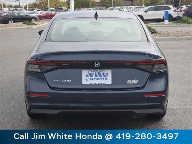 new 2025 Honda Accord car, priced at $31,755