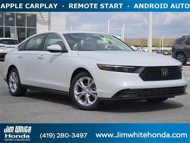 new 2025 Honda Accord car, priced at $29,945
