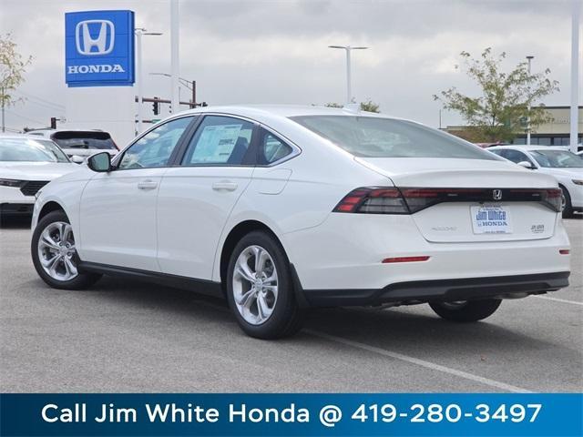 new 2025 Honda Accord car, priced at $29,945