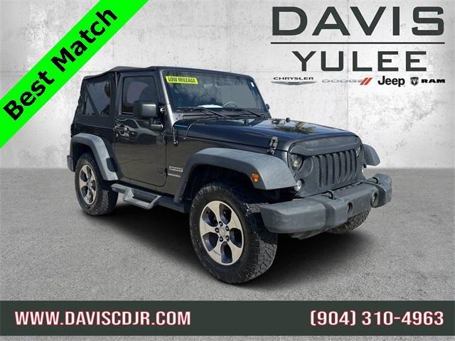 used 2016 Jeep Wrangler car, priced at $19,454