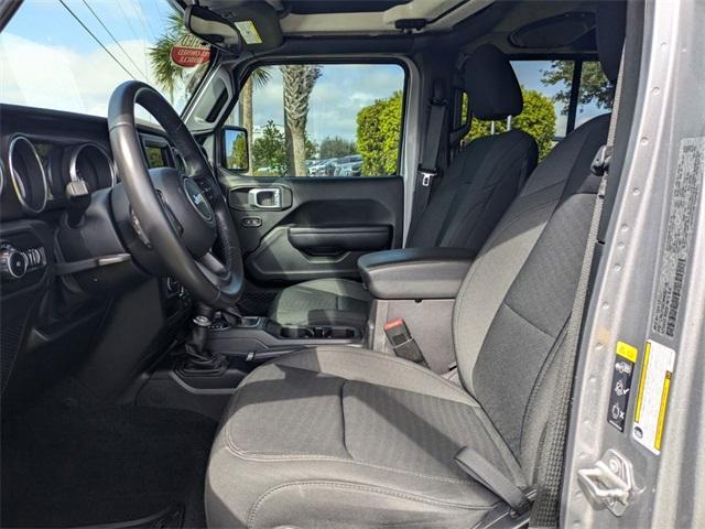 used 2021 Jeep Wrangler Unlimited car, priced at $32,454