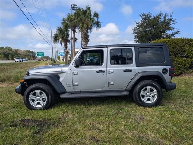 used 2021 Jeep Wrangler Unlimited car, priced at $32,454