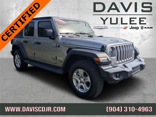 used 2021 Jeep Wrangler Unlimited car, priced at $29,454