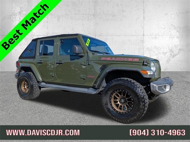 used 2021 Jeep Wrangler Unlimited car, priced at $24,954
