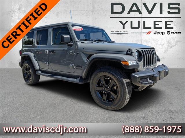 used 2022 Jeep Wrangler Unlimited car, priced at $43,394
