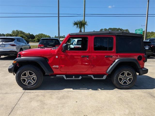 used 2020 Jeep Wrangler Unlimited car, priced at $33,954