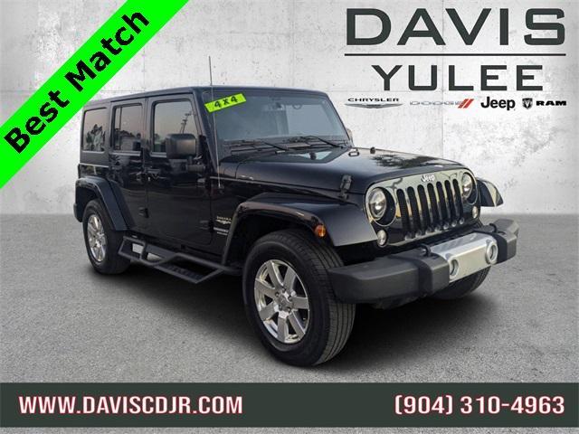 used 2015 Jeep Wrangler Unlimited car, priced at $17,754