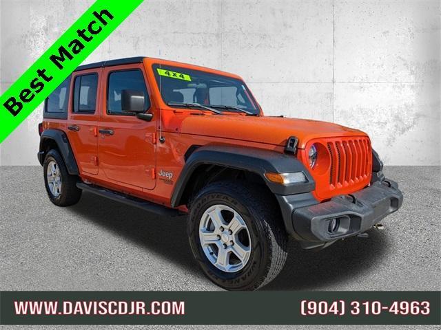 used 2018 Jeep Wrangler Unlimited car, priced at $21,954