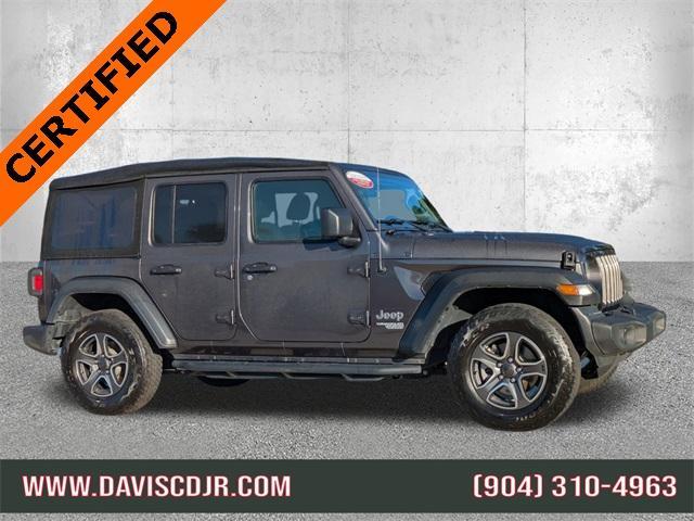 used 2021 Jeep Wrangler Unlimited car, priced at $29,894