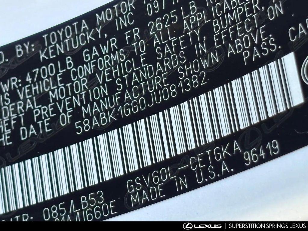 used 2018 Lexus ES 350 car, priced at $27,895